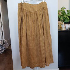Urban Outfitters golden mustard boho maxi skirt XL